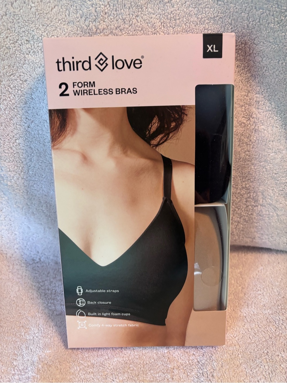 Brand new Women’s Bras - ThirdLove 2 Form Wireless 1 black and 1 tan (XL)